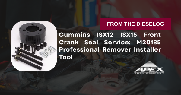 M20185 Cummins ISX12 ISX15 front crankshaft seal remover installer tool